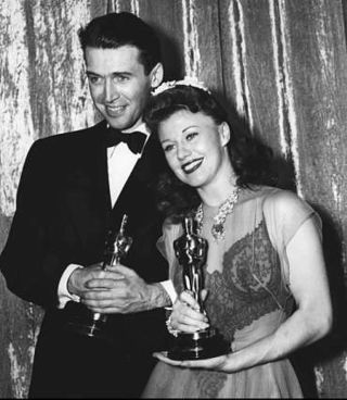 ginger rogers and Jimi stewart academy awards oscar