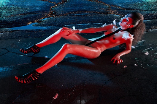 Vergi SS 2011 fashion sci fi futuristic devil